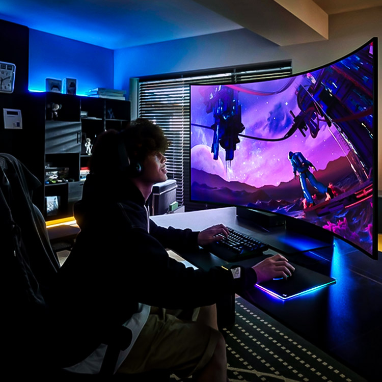 خرید مانیتور Samsung Odyssey Ark - نسل یک - کیفیت 4K - سایز 55 اینچ